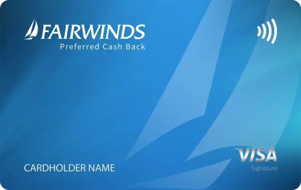 Fairwinds CU Preferred Cash Back credit card