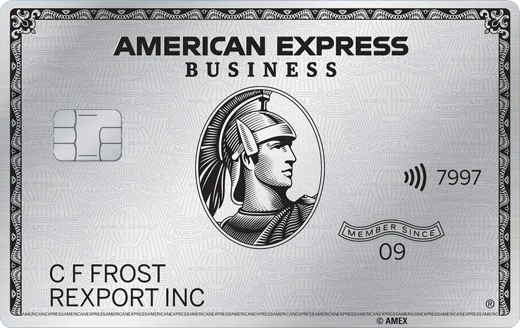 American Express Business Platinum credit card