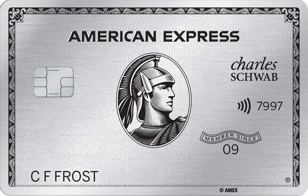 American Express Platinum: Charles Schwab credit card