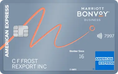 Marriott Bonvoy Business credit card