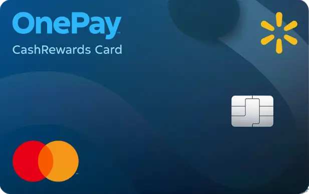 Walmart OnePay CashRewards credit card