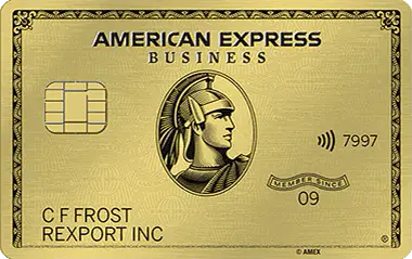 American Express Business Gold credit card