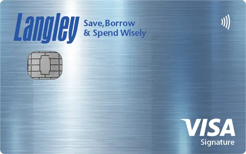 Langley FCU Signature Cash Back credit card