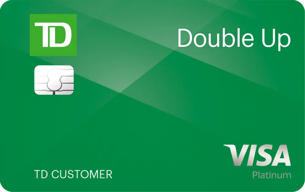 TD Bank Double Up credit card