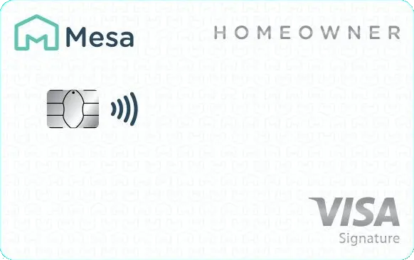 Mesa Homeowner credit card