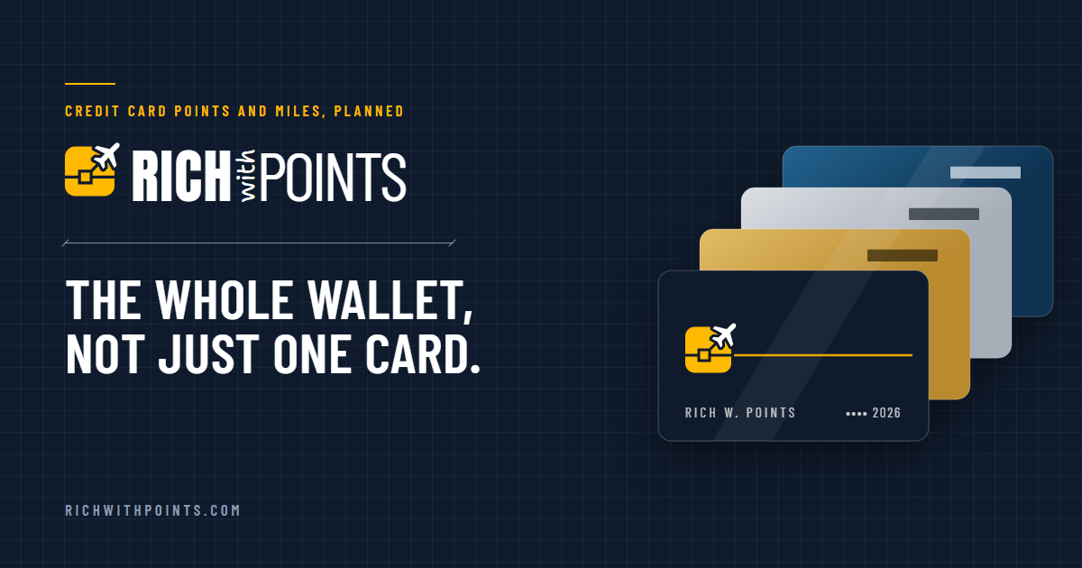 Rich With Points - Credit Card Portfolio Optimizer